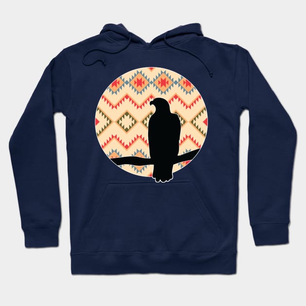 Sitting Eagle - 4 Hoodie by Brightfeather